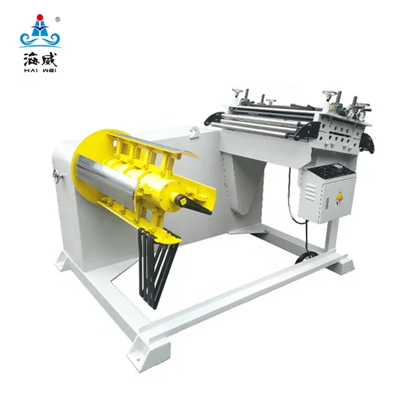 
800mm Wide Steel Coil Decoiler Straightener Machine for Decoiling and Straightening 