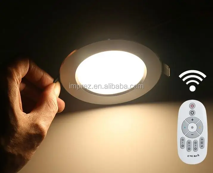 12w RGB colour changing led down light color temperature adjustable 2.4G RF remote wifi control
