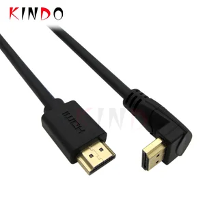 4K 60Hz HDMI Cable Ethernet Right Angle Connector