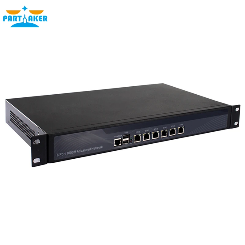 

Partaker R6 6 Intel 82583V Gigabit Ethernet Pfsense Hardware Firewall with Intel 2117U 4G RAM 64G SSD