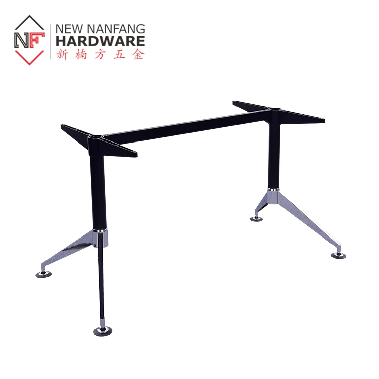 Metal Office Table Frame,Chrome+powder Coated Metal Office Table Frame