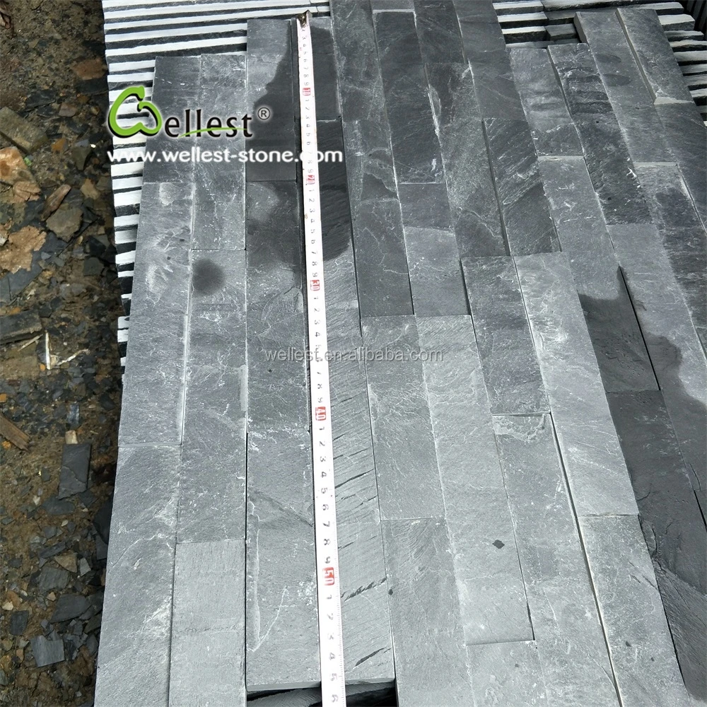
black slate natural on sheets split finish 