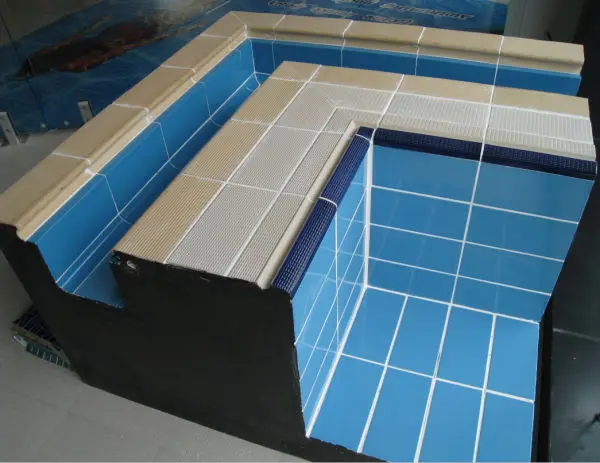 Yellow Ceramic Swimming Pool Edge Anti Slip Outdoor Floor Tiles - Buy