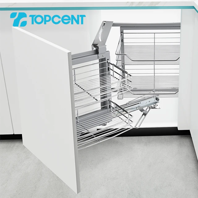 Topcent Functional Kitchen Fittings Cabinet Magic Corner Wire