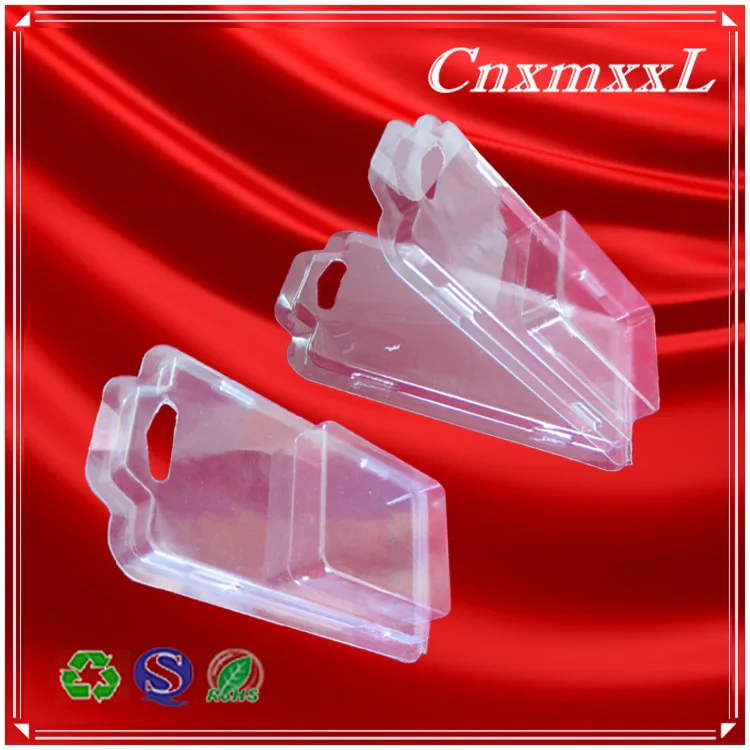 Phone and socket clamshell PET PVC bi-fold plastic blister packaging