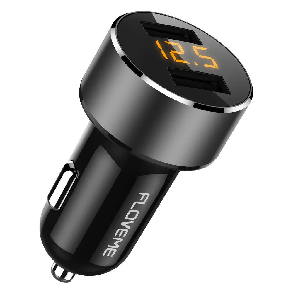 

FLOVEME Free Shipping 3.6A 2 port usb quick charger 3.0 car charger portable cell phone charger