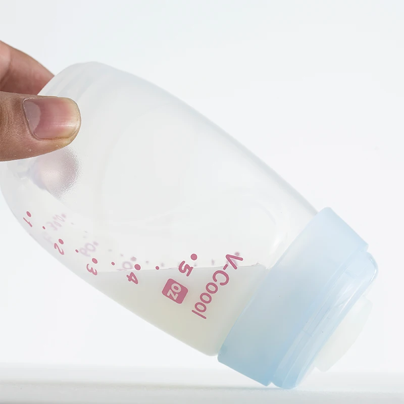 silicone breast milk bottle