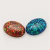 Red Beads Synthetic Opal Made in China Flat Back Opal Stone