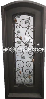 Custom Wrought Iron Door Wine Cellar Door Glass Wine Cellar Doors