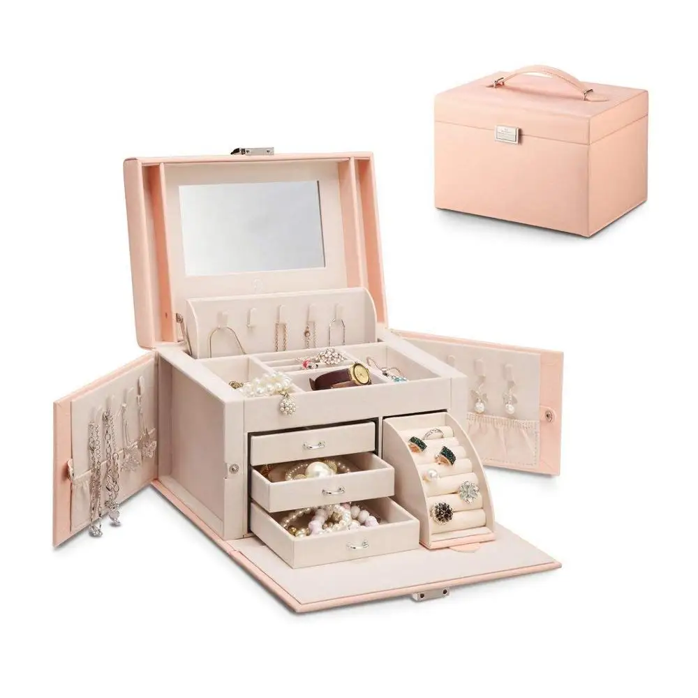 Faux Leather Jewellery Box