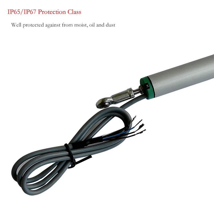 High Quality Linear Displacement Transducer With Rod End Joints For