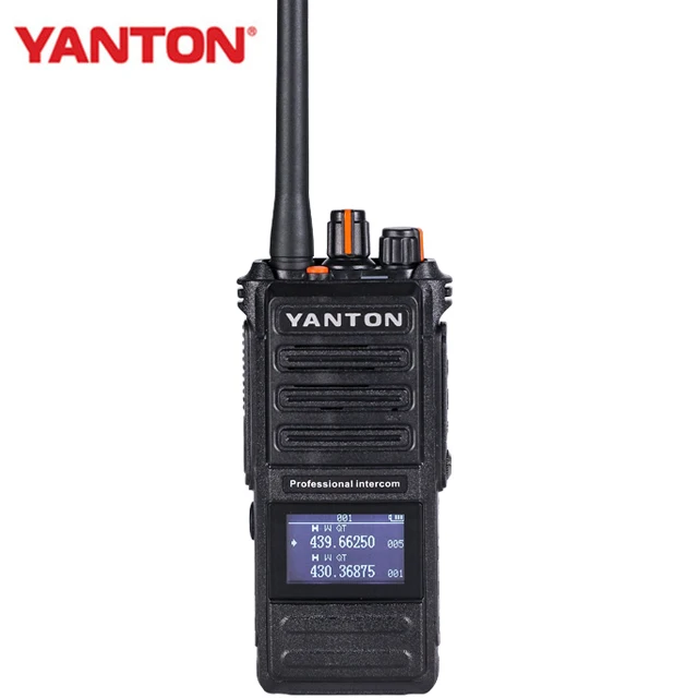 

YANTON Dual Display 10W Security Guard Equipment Two Way Radio T-890, Black/green/blue