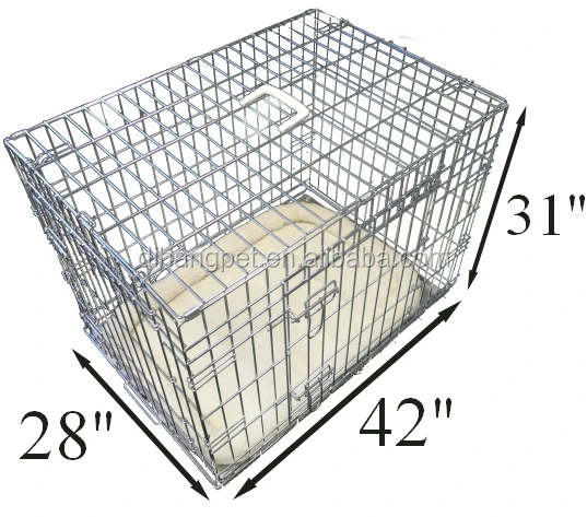 sloping dog cage