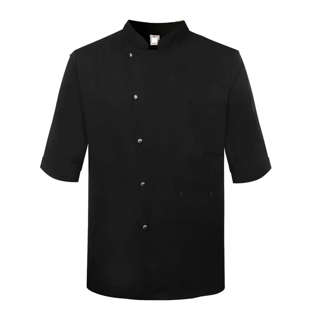 High Quality Restaurant Hotel Chef Shirt Gold-rimmed Chef Clothing ...