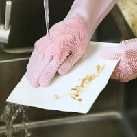 

Non-Stick Kitchen Heat Resistant Magic Silicone Dish Washing Gloves