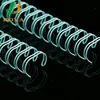 Various Size and White Color Double Wire Ring Double Metal Spiral O Wire Double Loop Wire Spiral Coil Binding