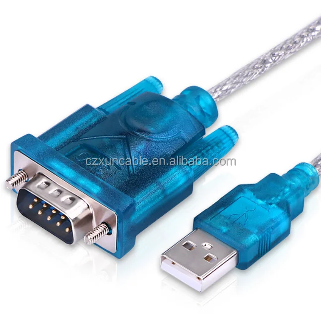 

High Quality Bxon USB 2.0 to rs232 DB9 serial converter cable, Green+transparent wire