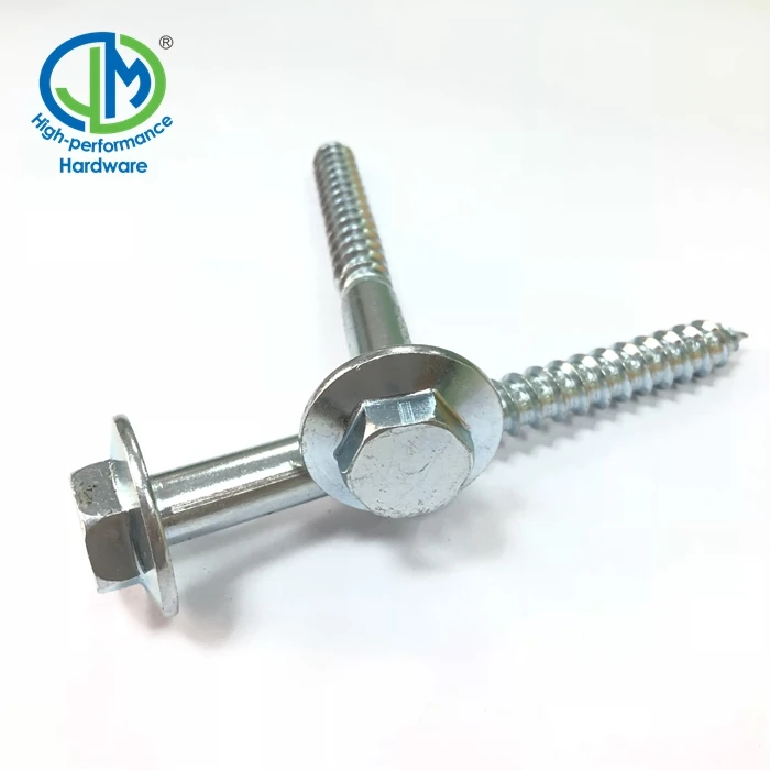 
DIN571 And Inch ASME B18.6.1 Lag Hex Head Stainless Steel Wood Screw 