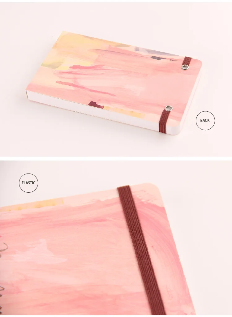 Custom Recycled Paper Printed Notepads With Elastic Closure Buy