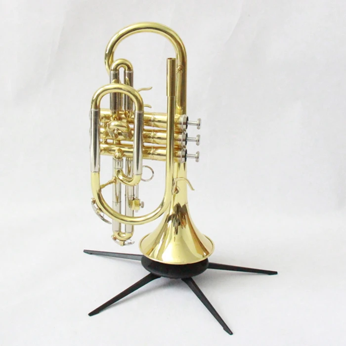 

Brass Body Cupronickel Valves Gold Lacquered Cornet