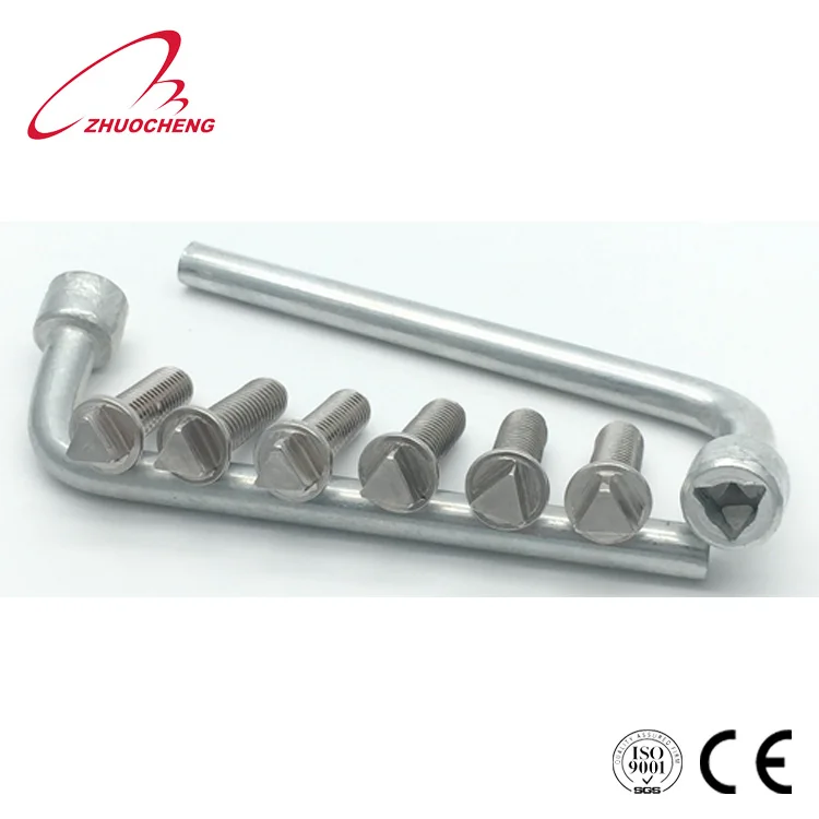 
Stainless steel triangle head bolts 
