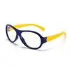anti blue light reading ray uv protection computer Kid Eyeglasses Square Children Silica Gel Optical Frame