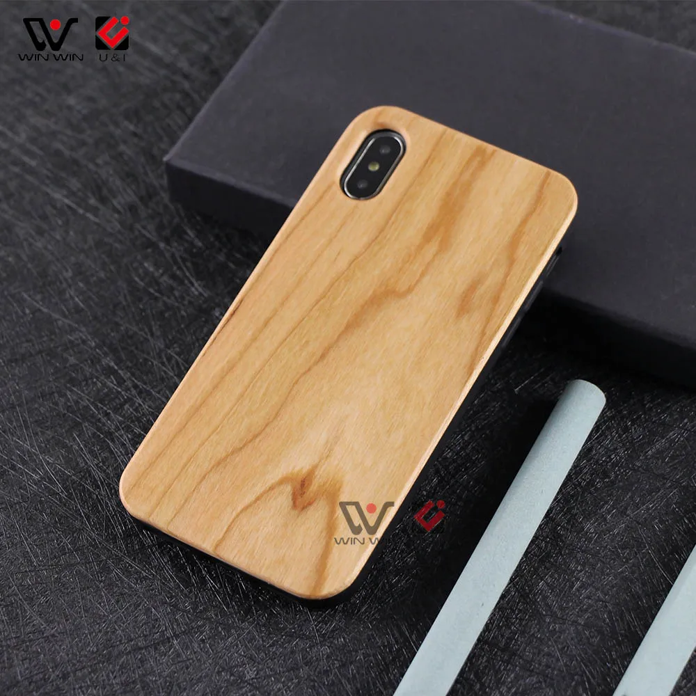 

Luxury Blank Wooden TPU Phone Case Custom Logo Shockproof Cover For iPhone 11 Pro 12 Promax 13, Natural wood color