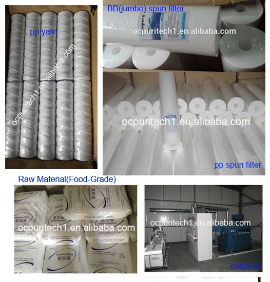 India hot sell GAC UDF Granule Filter Cartridge for water ro system part