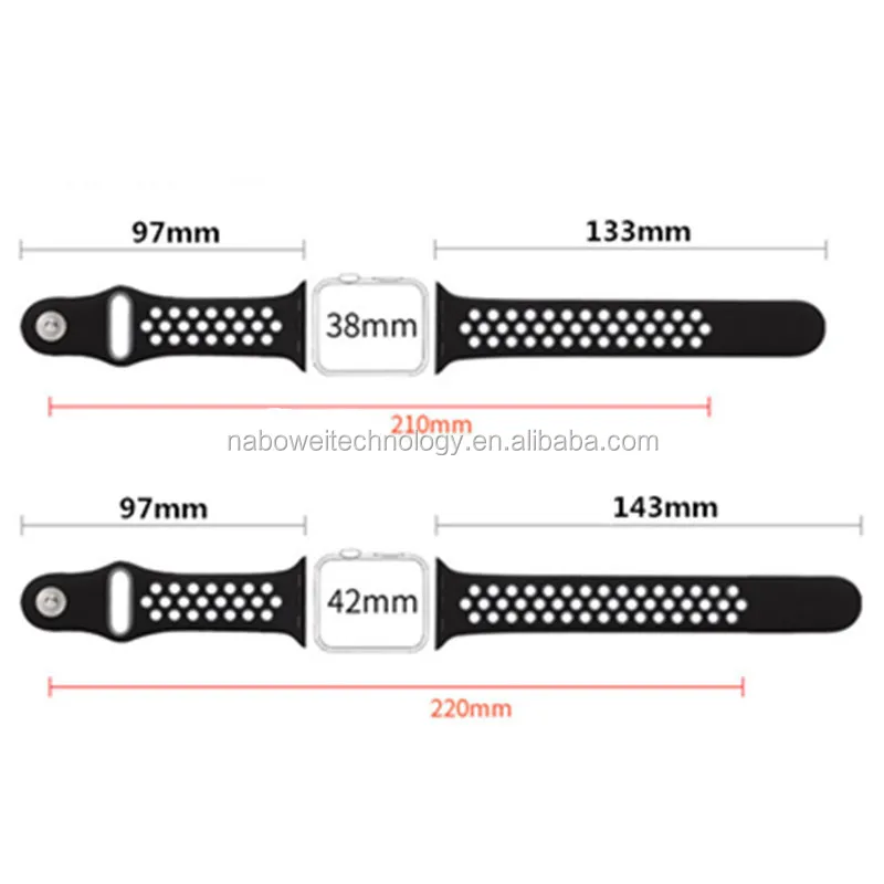 38mm/ 42m watchband For Apple Watch , For Apple Watch Strap, For Silicone Apple Watch Band