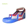 The American Flag Giant Inflatable Water Slide, Inflatable Water Slide With Pool