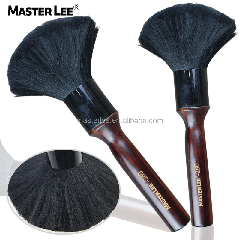 Masterlee Brand Wooden Hair Cutting brush Neck Duster Brush Barber cleaning face brush, Customised