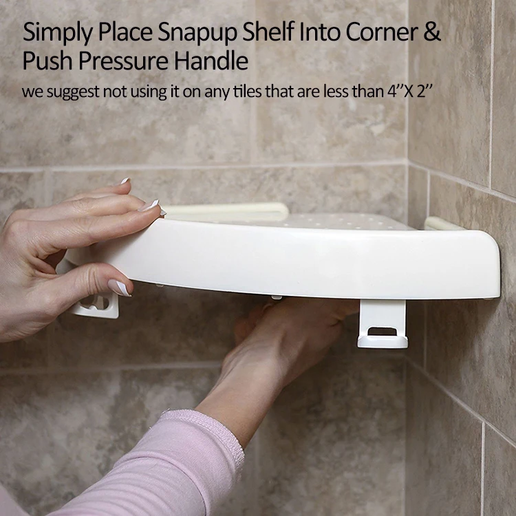 Corner Shelf Bathroom Snap Up Bath Corner Mount Storage Holder JnHSc Plsei 