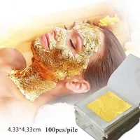 

24k gold face mask suitable for any skin 24k gold leaf sheets for facial mask skin care