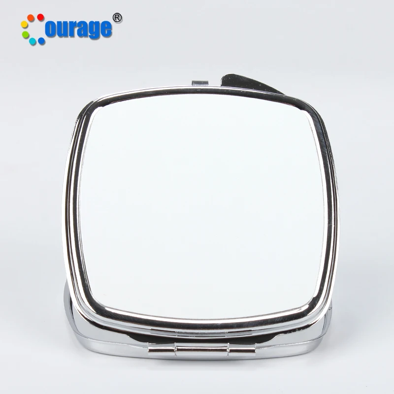 

Cheap High quality Sublimation Blank Cosmetic Mirror, Sliver plated