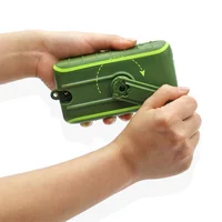 

2019 Trending New Arrival Energy Saving Hand Crank Phone Charger Solar Powerbank with Dual USD Output