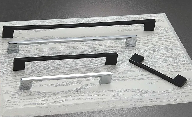 最畅销的现代固体锌合金厨房橱柜门把手