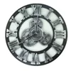 Antique rustic 3d wood gear wall clock