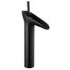 Fyeer single handle wine cup shape ORB waterfall bathroom sink faucet black