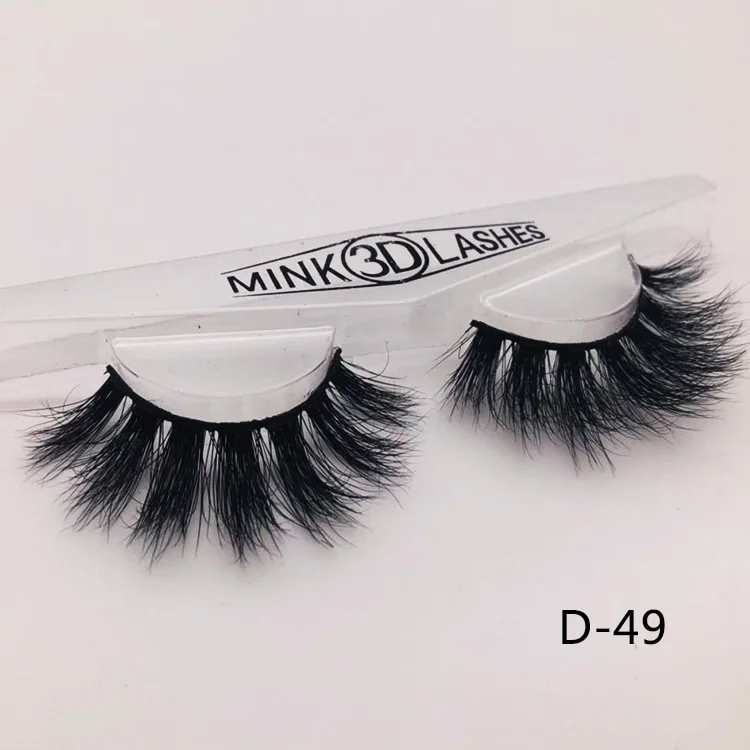 

private label 3d mink fur natural eyelash, Natural black