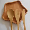 Wholesale bamboo cutlery/Flatware Sets Bamboo wooden utensils sets High Quality PLA biodegradable Flatware Cutlery Set