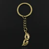 Fashion 30mm Key Ring Metal Key Chain Keychain Jewelry Antique bronze Plated party mask masquerade mardi gras 31*12mm Pendant