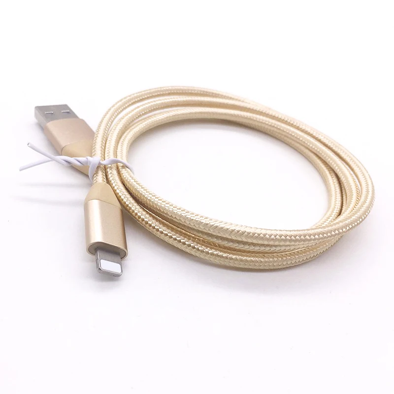 

Fast Charger USB Cable for iPhone 5 5s 6 6s 7 8 X SE for iPad Air, Black;sliver;gold;pink;gray