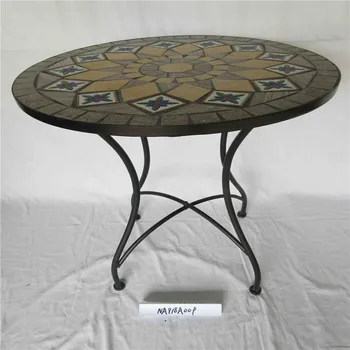 Outdoor Garden Furniture Round Table Ceramic Table Top Garden Line