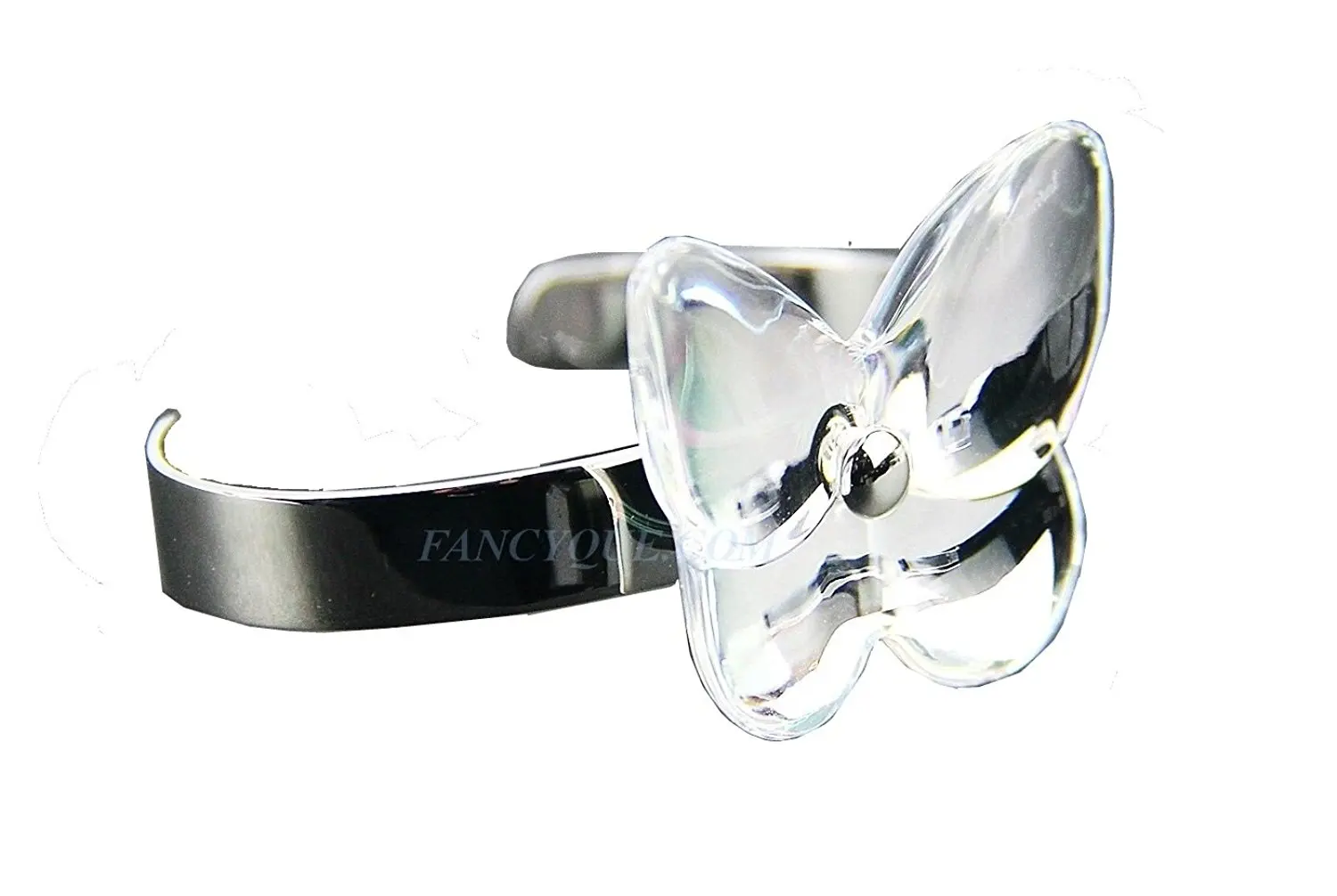 Baccarat Jewelry Papillon Butterfly Riviera Clear Large Bracelet Sterling Silver NO Box