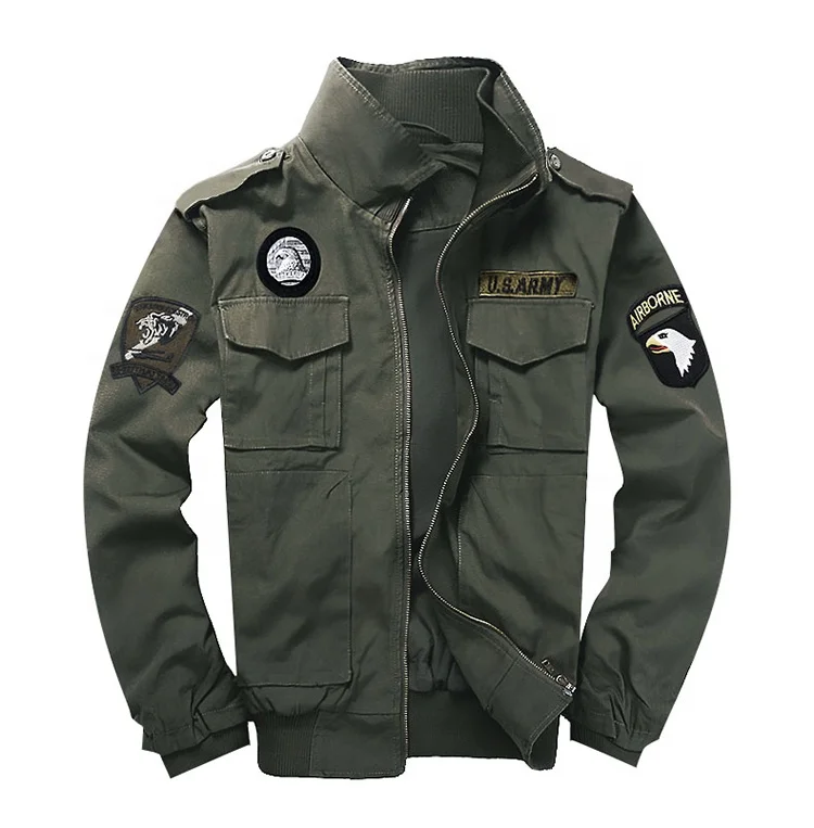 

Mens Military US Wholesale Winter Outdoor Army Jacket, Customized