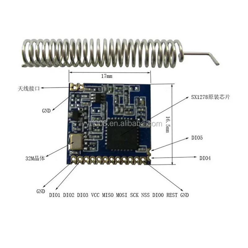 470m/433mhz Lora Sx1278 Long Range Transceiver Wireless Module With ...