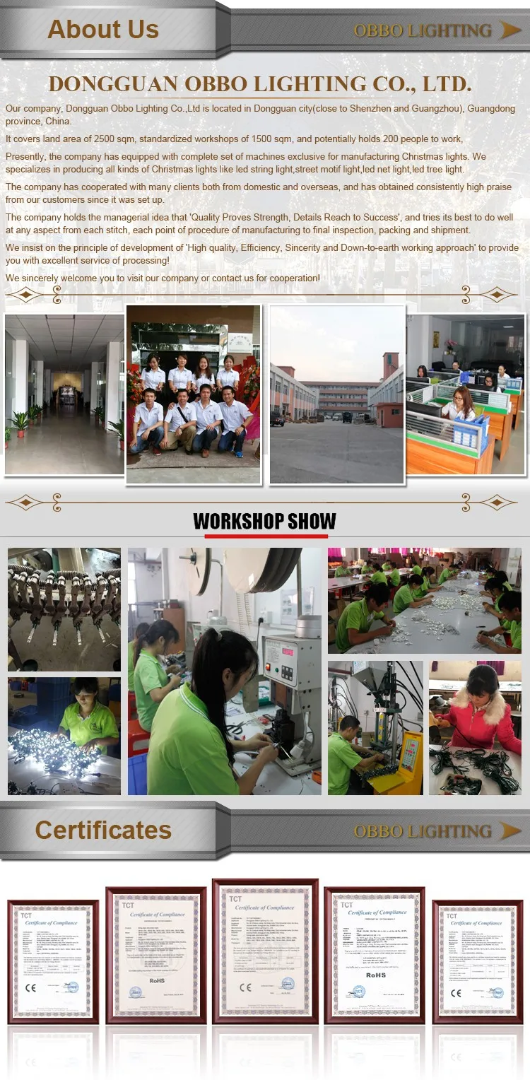 Factory wholesale 10m multi-layers led giant xmas tree with warm white string lights