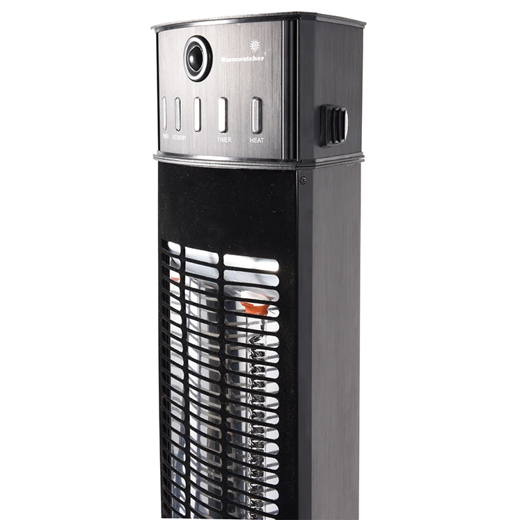 Ip55 Halogen Quartz Tube Infrared Roomheater 2000w Vertical Electric