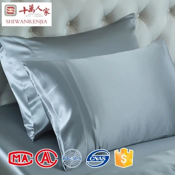 Bulk Sale Pure Solid Dyed Colour Satin Pillow Case 100 Silk