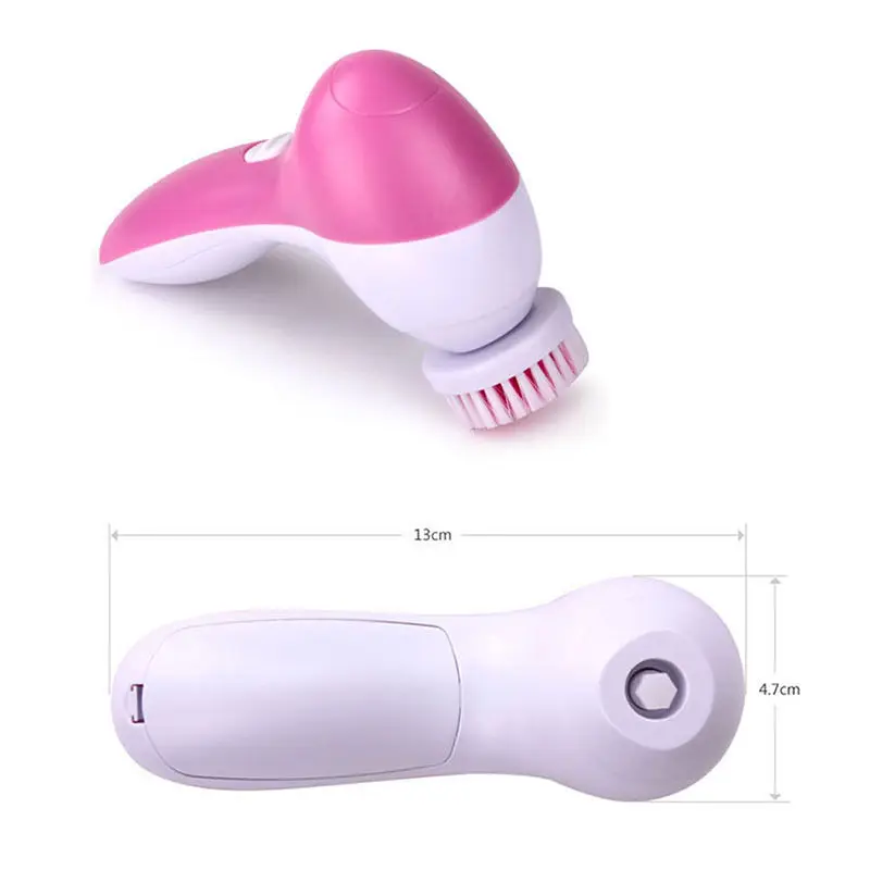 Facial Cleanser Machine Cleaning Skin Care Spin Brushes Vibrator Massager Replaceable Head Brush Beautiful Relief Massager